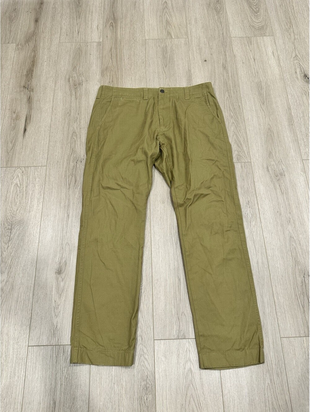 NWT Todd Snyder Pants Mens 35x32 Green Chino Regular Fit Cotton Casual